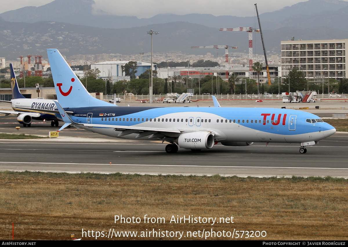 Aircraft Photo of D-ATYM | Boeing 737-8K5 | TUI | AirHistory.net #573200