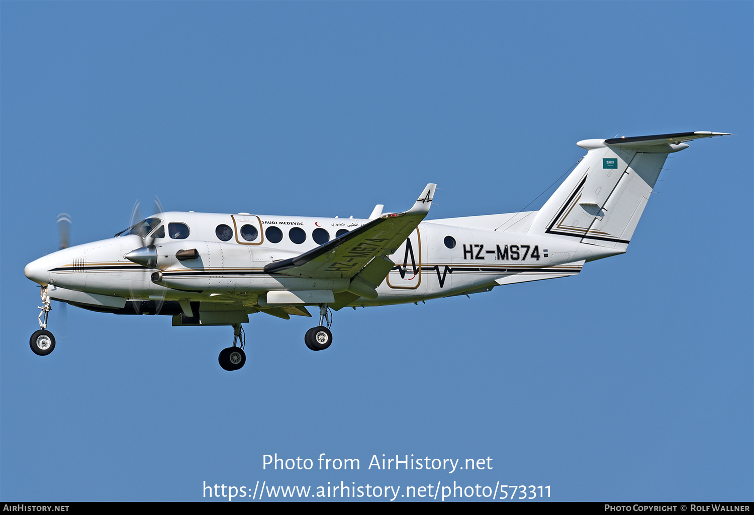 Aircraft Photo of HZ-MS74 | Beechcraft 350C King Air (B300C) | Saudi Medevac | AirHistory.net #573311