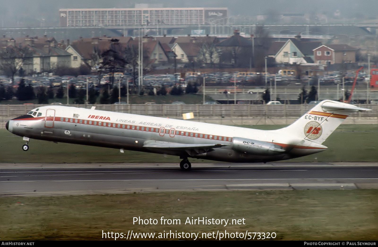 Aircraft Photo of EC-BYF | McDonnell Douglas DC-9-32 | Iberia | AirHistory.net #573320