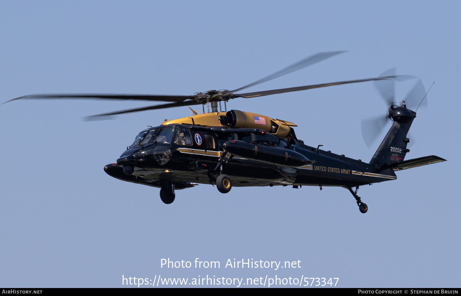 Aircraft Photo of 09-20202 / 20202 | Sikorsky VH-60M Gold Top | USA - Army | AirHistory.net #573347