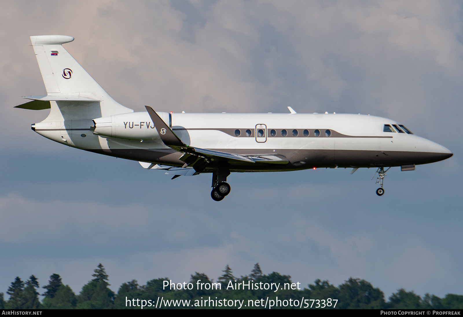 Aircraft Photo of YU-FVJ | Dassault Falcon 2000LX | Prince Aviation | AirHistory.net #573387