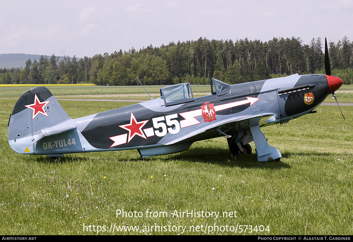 Aircraft Photo of OK-YUL44 / 55 | Bábovka Yak-3UL Replica | Soviet Union - Air Force | AirHistory.net #573404