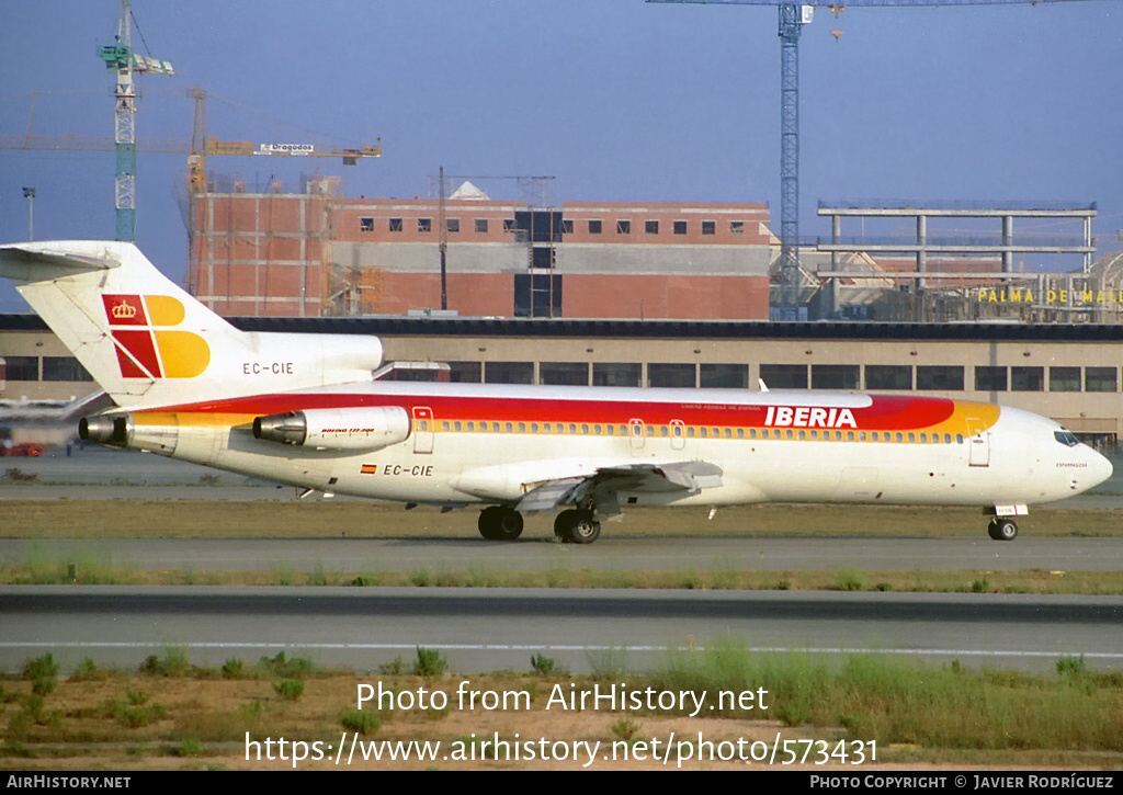 Aircraft Photo of EC-CIE | Boeing 727-256/Adv | Iberia | AirHistory.net #573431