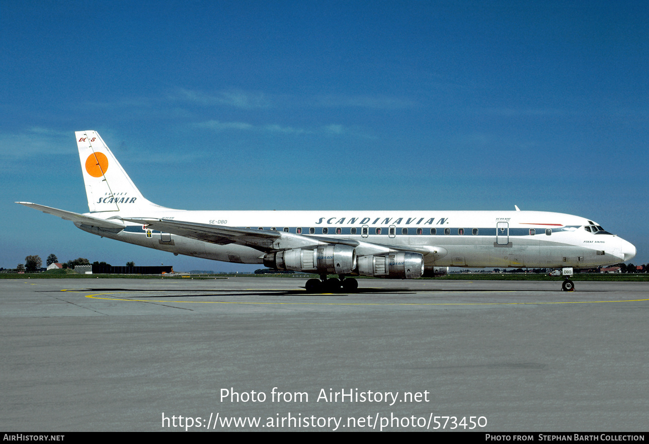 Aircraft Photo of SE-DBD | Douglas DC-8-55 | Scandinavian Airlines - SAS | AirHistory.net #573450