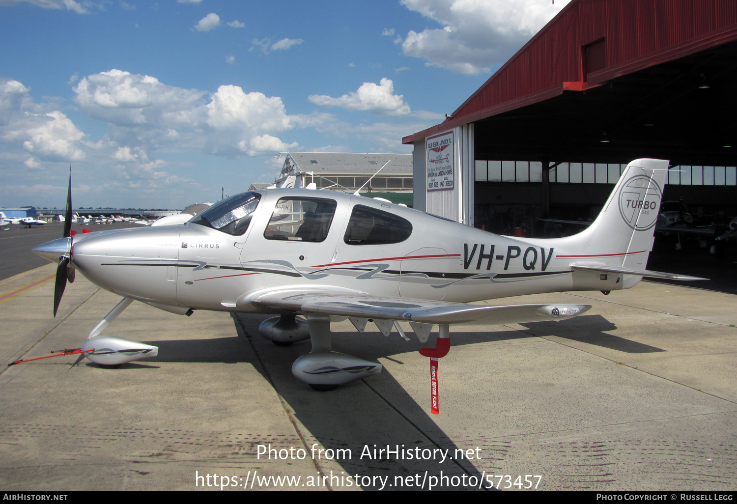 Aircraft Photo of VH-PQV | Cirrus SR-22 G3 Turbo | AirHistory.net #573457