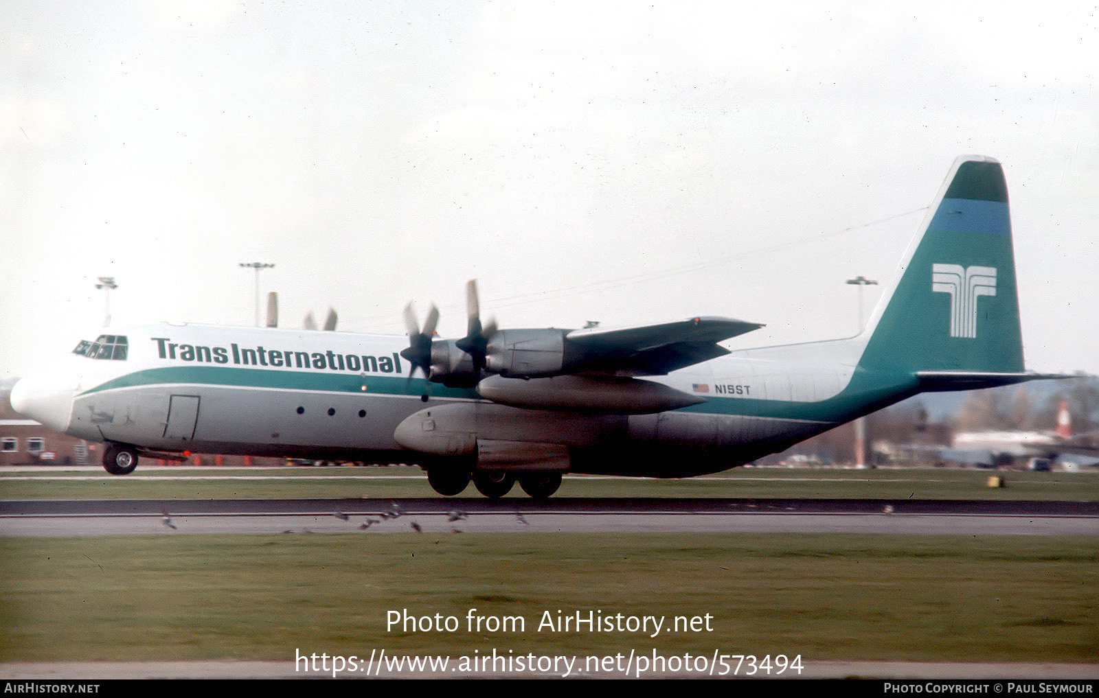 Aircraft Photo of N15ST | Lockheed L-100-30 Hercules (382G) | Trans International Airlines - TIA | AirHistory.net #573494