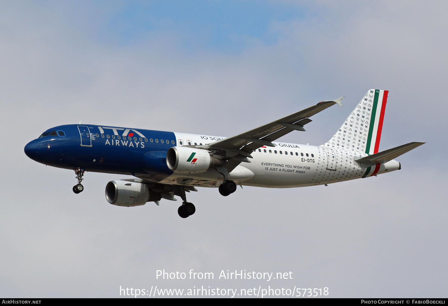 Aircraft Photo of EI-DTG | Airbus A320-216 | ITA Airways | AirHistory.net #573518