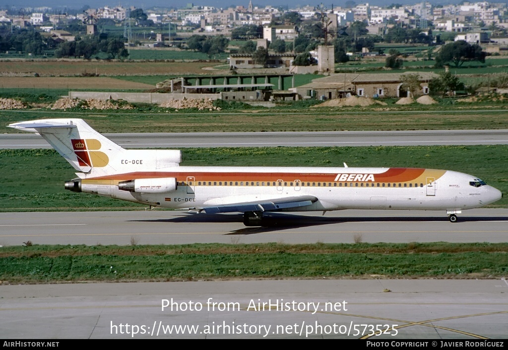 Aircraft Photo of EC-DCE | Boeing 727-256/Adv | Iberia | AirHistory.net #573525