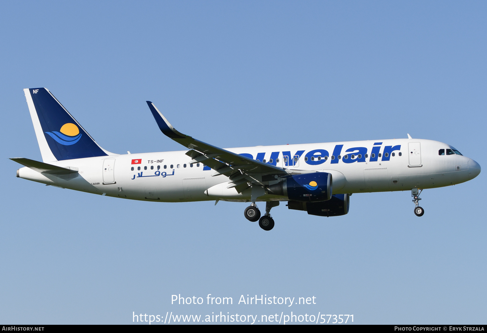 Aircraft Photo of TS-INF | Airbus A320-214 | Nouvelair Tunisie | AirHistory.net #573571