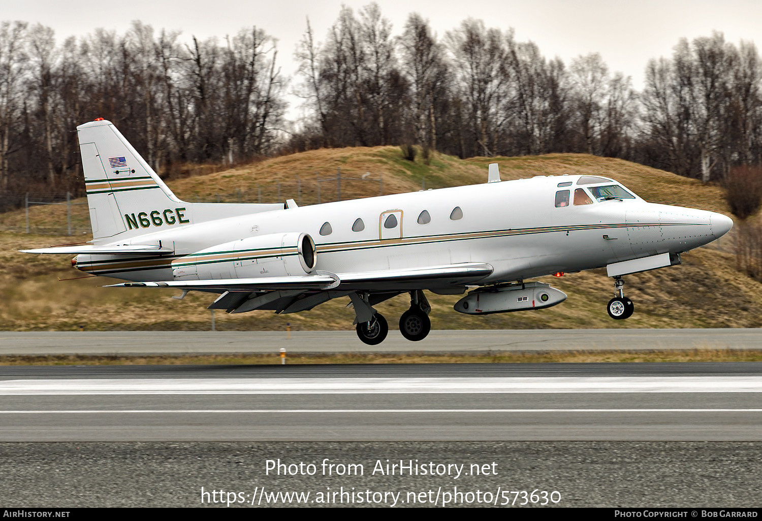 Aircraft Photo of N66GE | North American Rockwell NA-465 Sabreliner 65 | AirHistory.net #573630