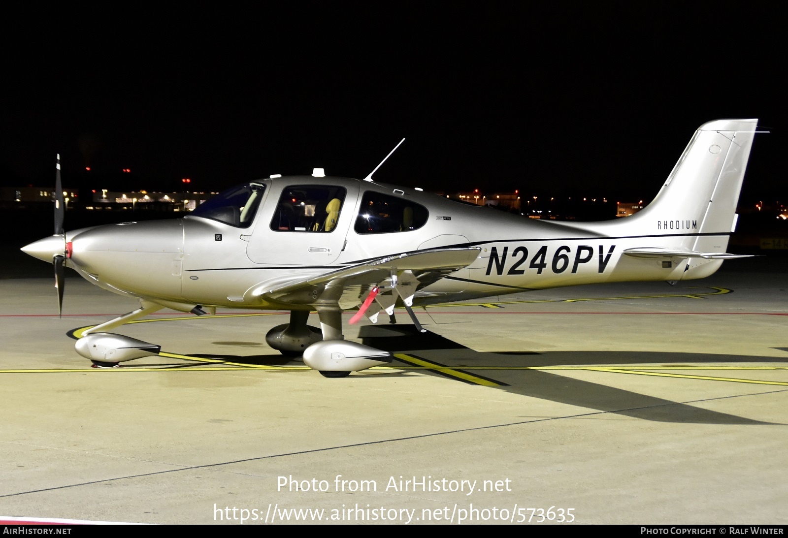 Aircraft Photo of N246PV | Cirrus SR-22T G6-GTS Rhodium | AirHistory.net #573635