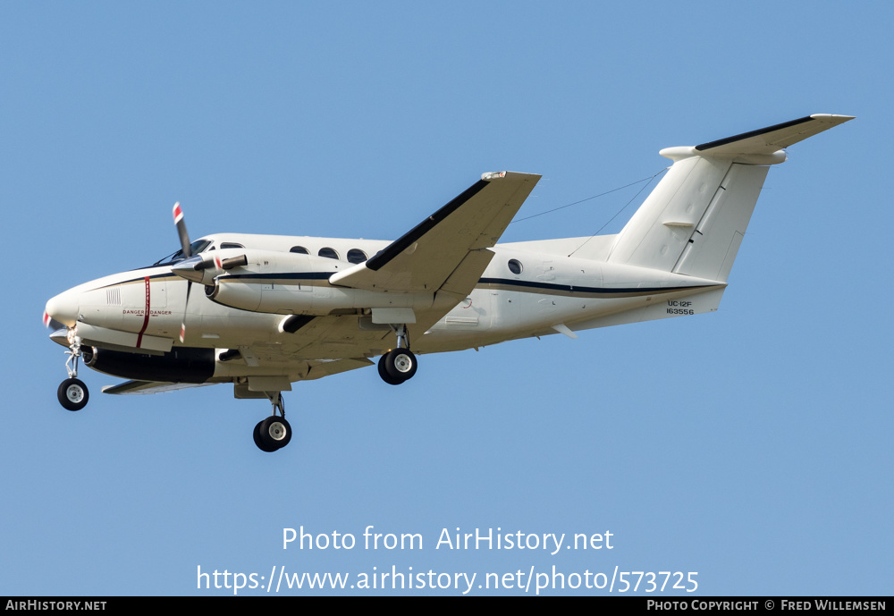 Aircraft Photo of 163556 | Beech UC-12F Super King Air (B200C) | USA - Navy | AirHistory.net #573725