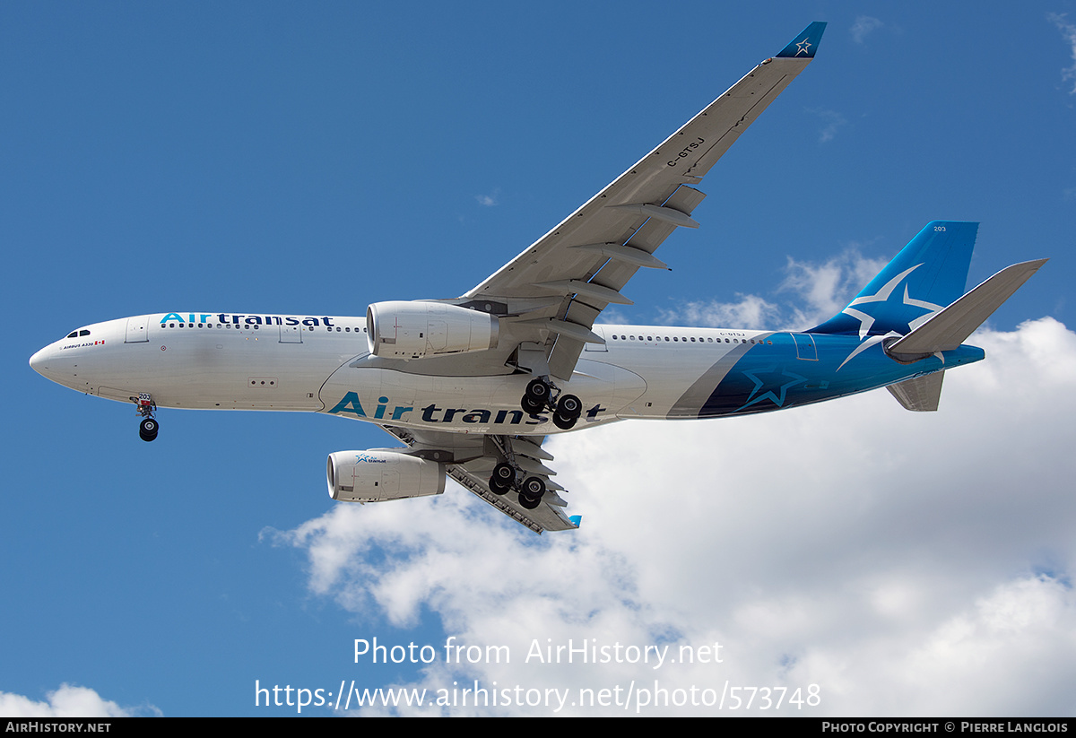 Aircraft Photo of C-GTSJ | Airbus A330-243 | Air Transat | AirHistory.net #573748