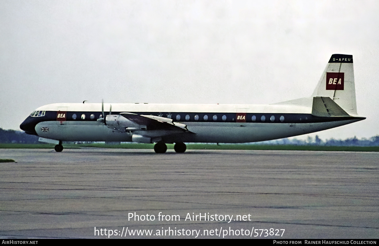 Aircraft Photo of G-APEU | Vickers 953 Vanguard | BEA - British European Airways | AirHistory.net #573827