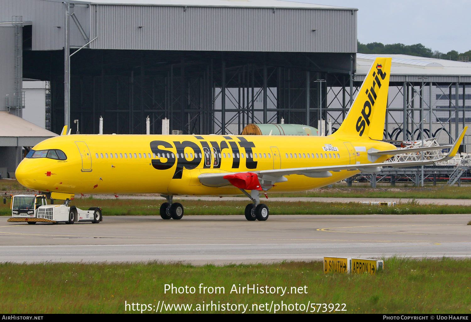 Aircraft Photo of D-AVZJ / N706NK | Airbus A321-271NX | Spirit Airlines | AirHistory.net #573922