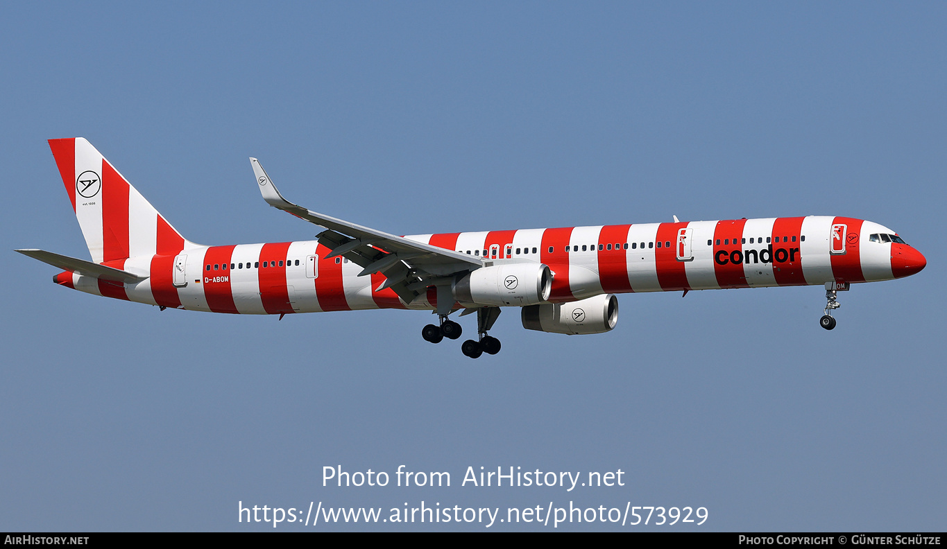 Aircraft Photo of D-ABOM | Boeing 757-330 | Condor Flugdienst | AirHistory.net #573929