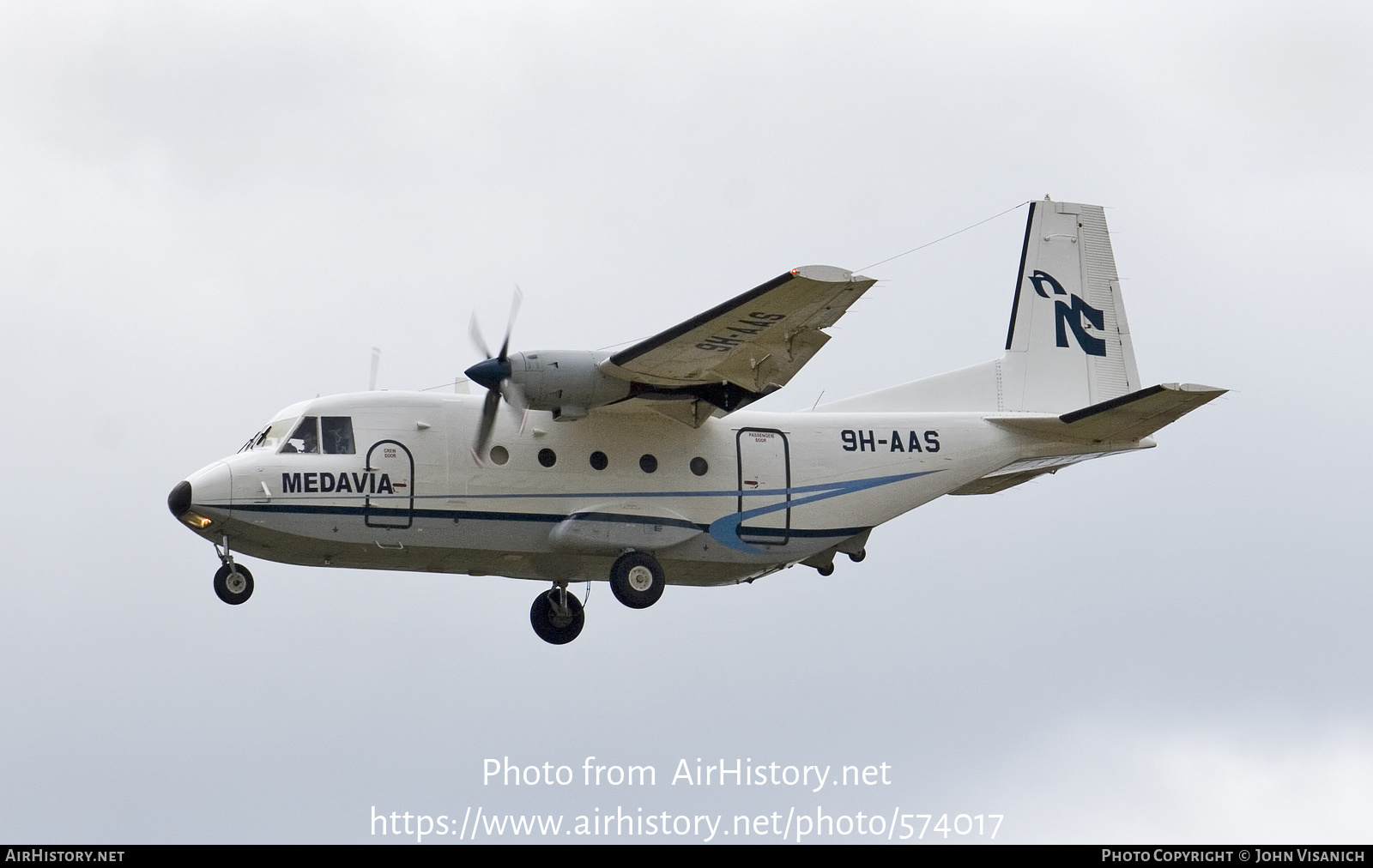 Aircraft Photo of 9H-AAS | CASA C-212-200 Aviocar | Medavia - Mediterranean Aviation | AirHistory.net #574017
