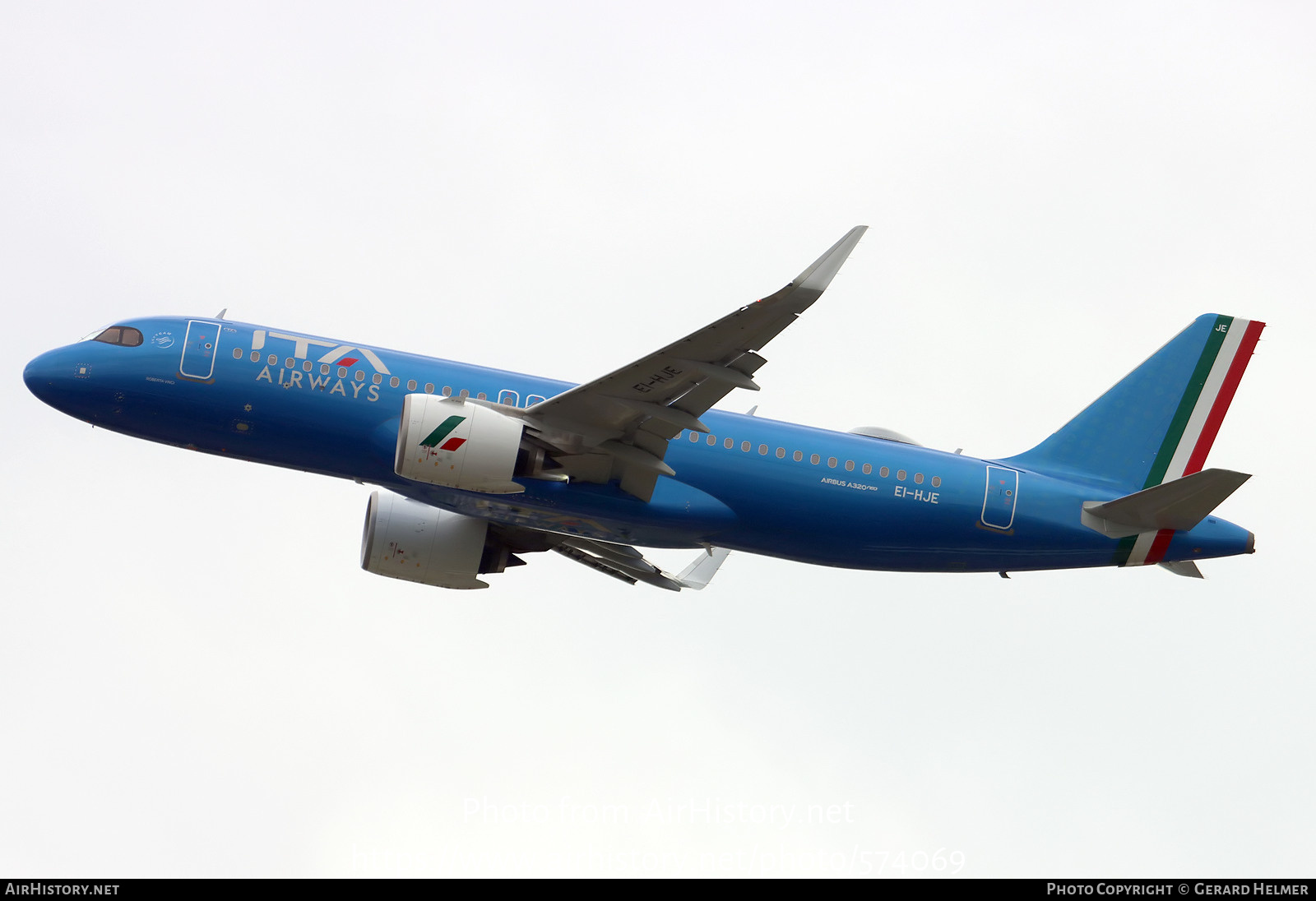 Aircraft Photo of EI-HJE | Airbus A320-271N | ITA Airways | AirHistory.net #574069