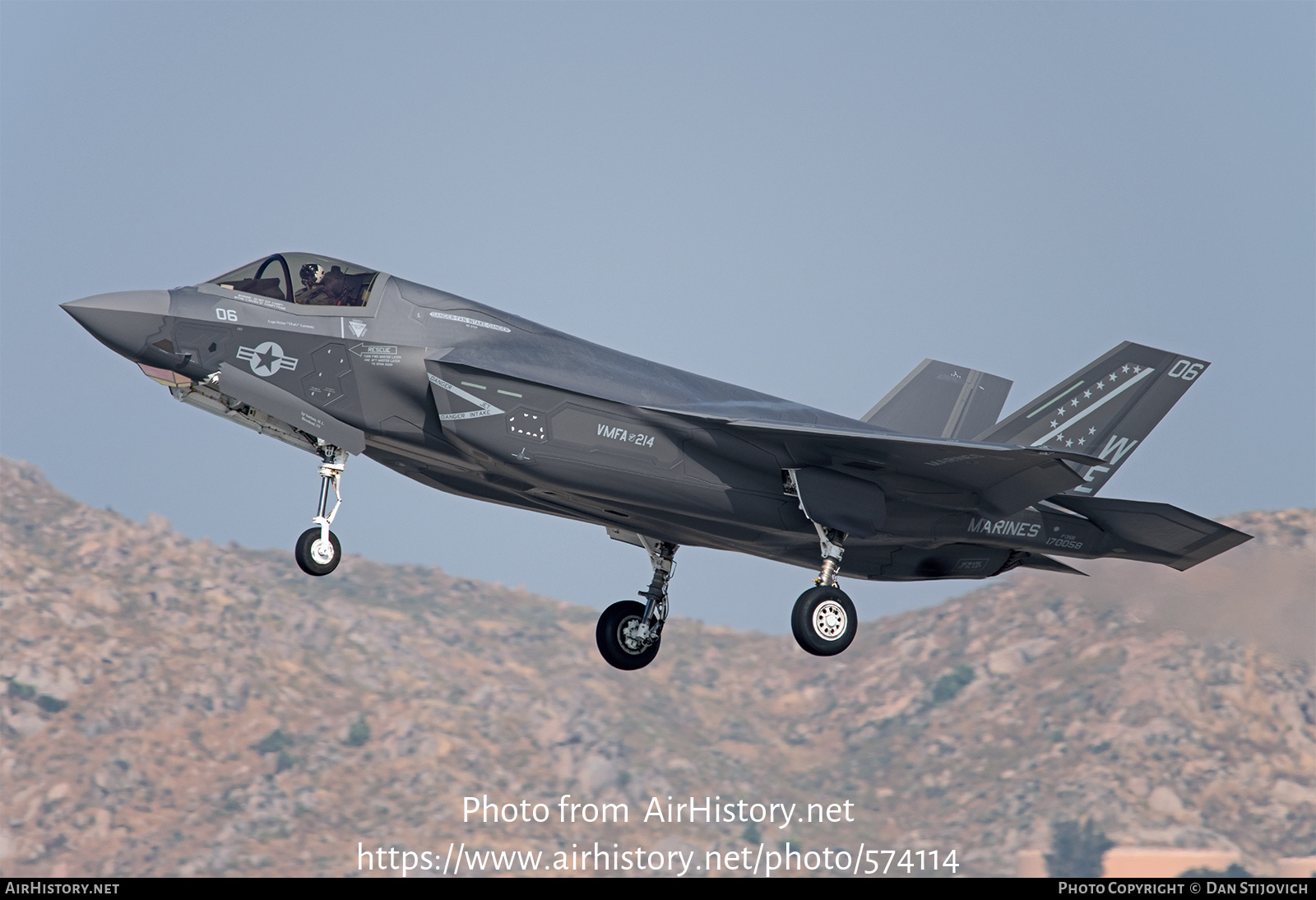 Aircraft Photo of 170058 | Lockheed Martin F-35B Lightning II | USA - Marines | AirHistory.net #574114