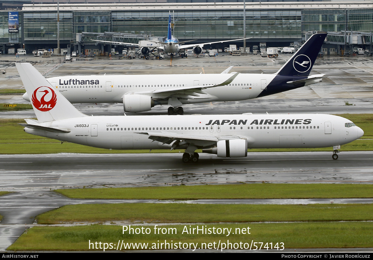 Aircraft Photo of JA603J | Boeing 767-346/ER | Japan Airlines - JAL | AirHistory.net #574143