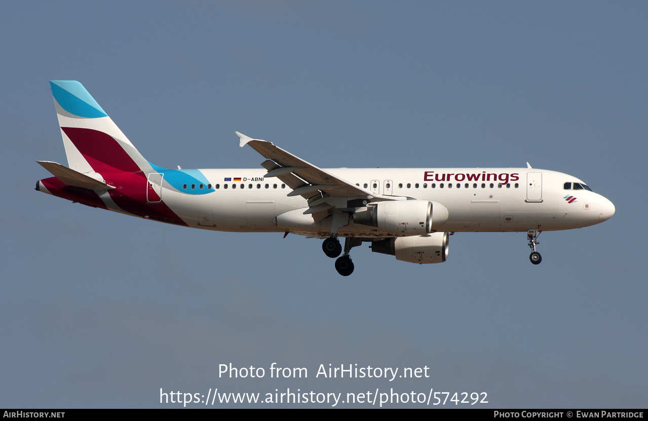 Aircraft Photo of D-ABNI | Airbus A320-214 | Eurowings | AirHistory.net #574292