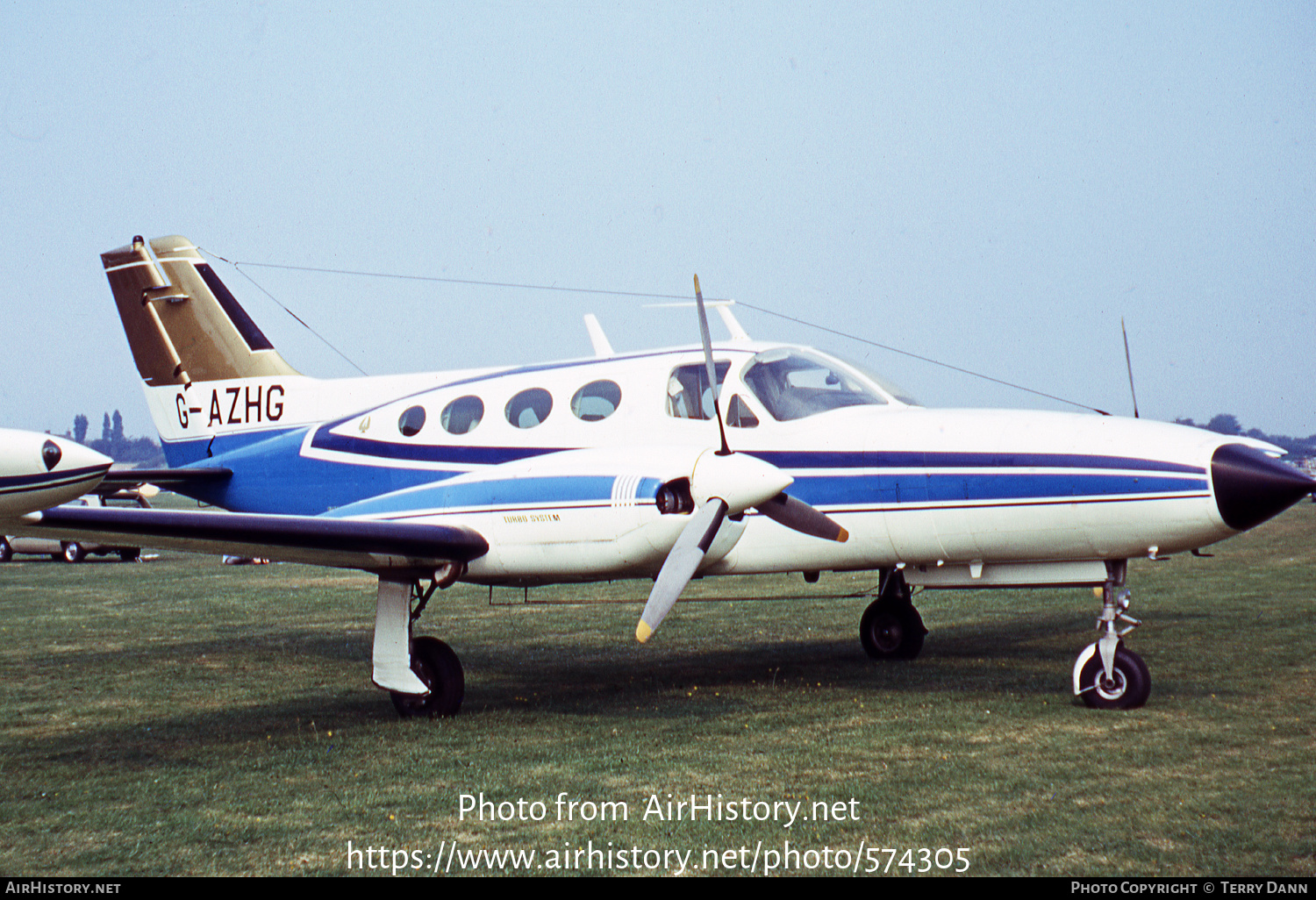 Aircraft Photo of G-AZHG | Cessna 421B Golden Eagle | AirHistory.net #574305