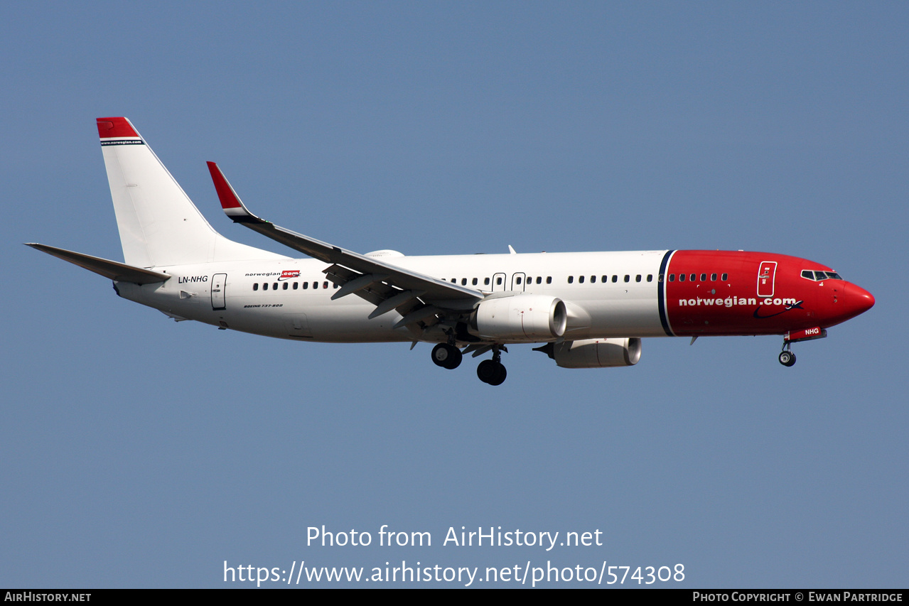 Aircraft Photo of LN-NHG | Boeing 737-8JP | Norwegian | AirHistory.net #574308