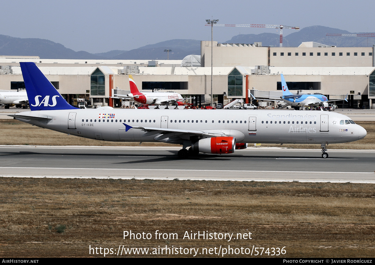 Aircraft Photo of OY-KBE | Airbus A321-232 | Scandinavian Airlines - SAS | AirHistory.net #574336