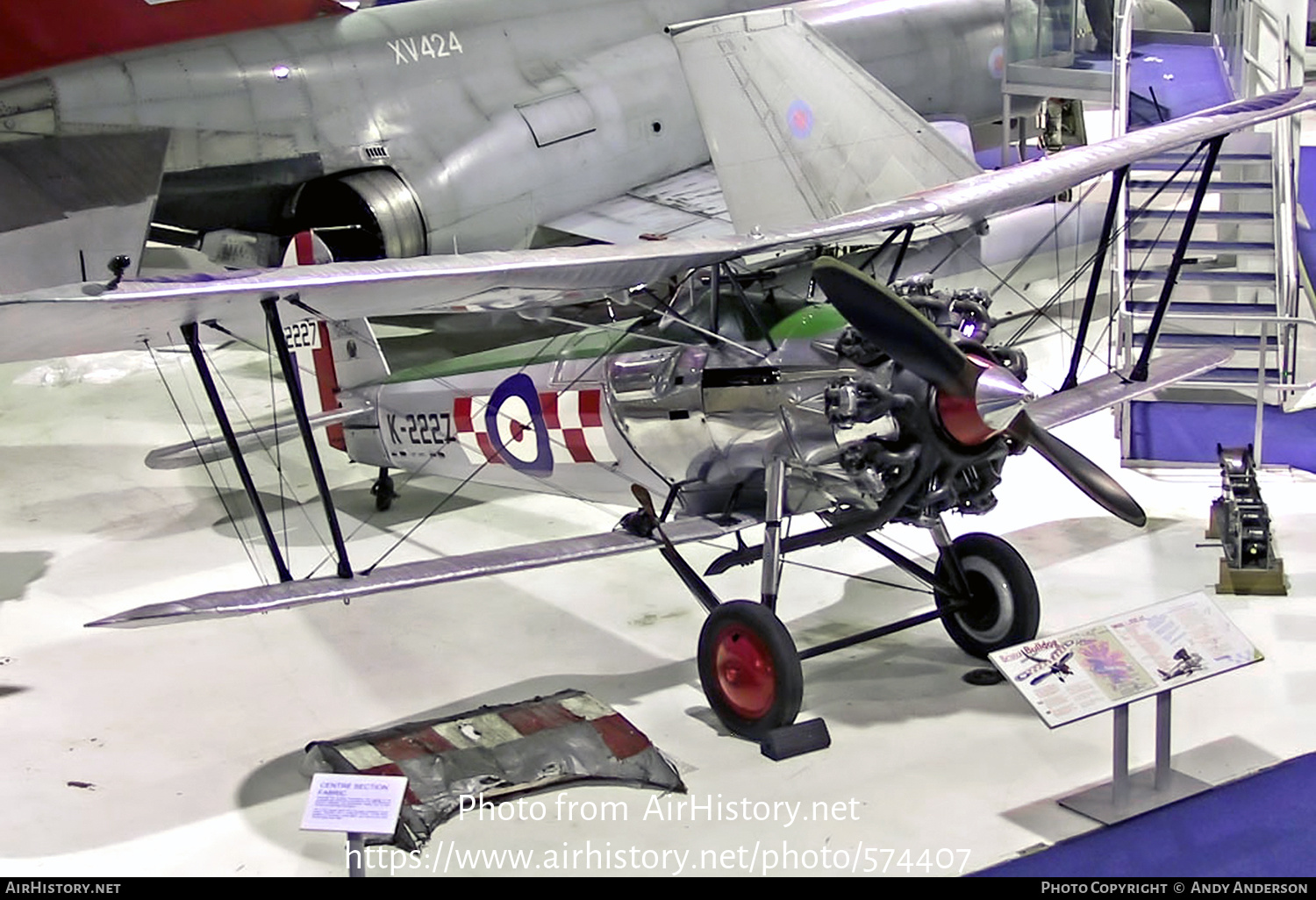Aircraft Photo of K2227 | Bristol Bulldog Mk2A | UK - Air Force | AirHistory.net #574407