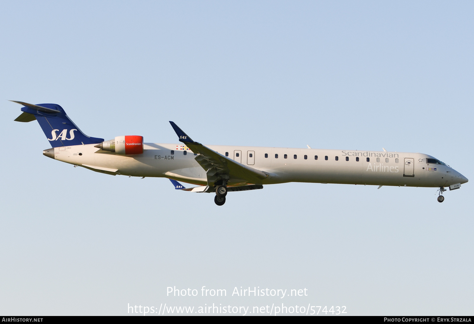 Aircraft Photo of ES-ACM | Bombardier CRJ-900LR (CL-600-2D24) | Scandinavian Airlines - SAS | AirHistory.net #574432