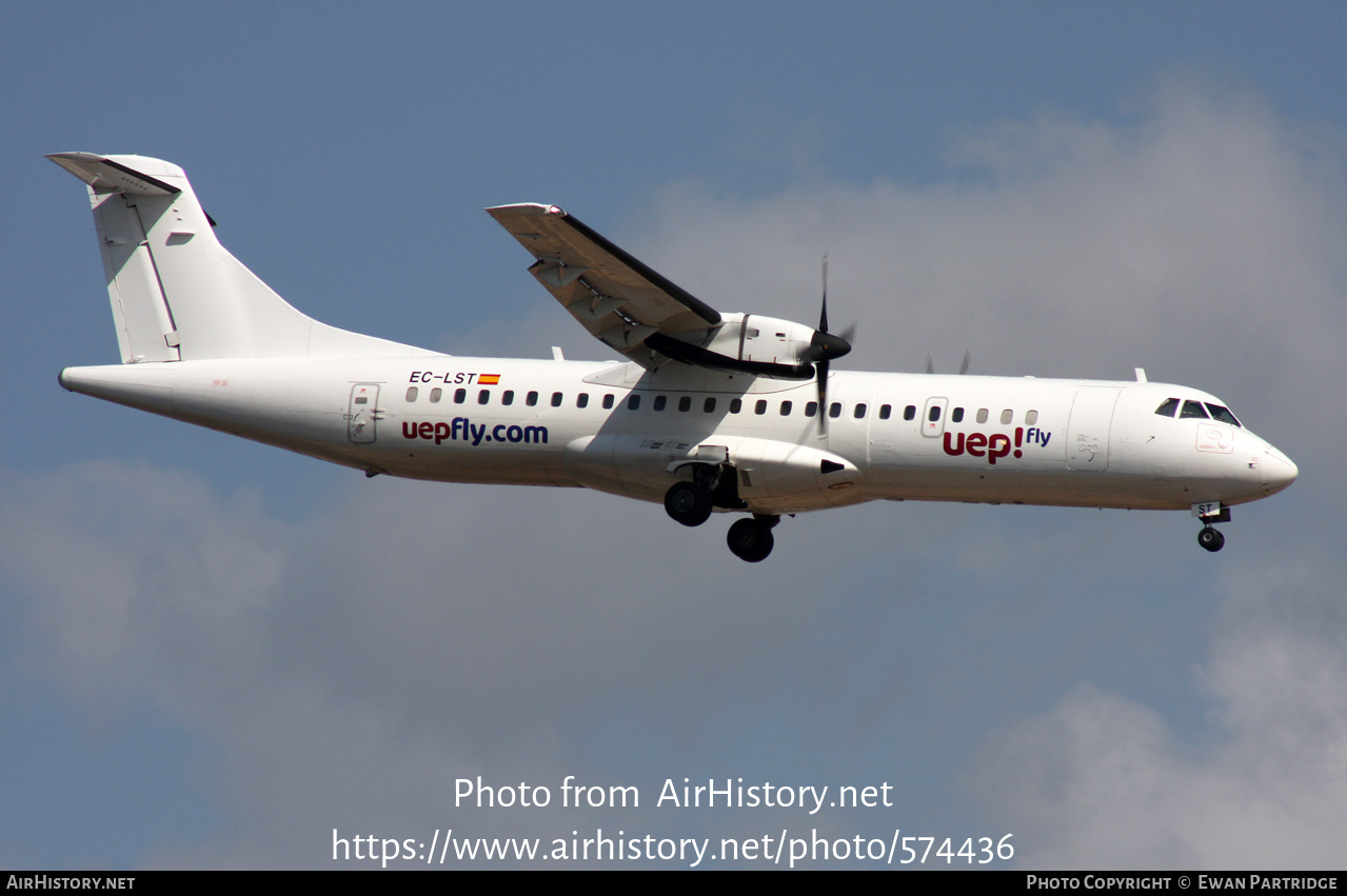 Aircraft Photo of EC-LST | ATR ATR-72-201 | Uep!Fly | AirHistory.net #574436