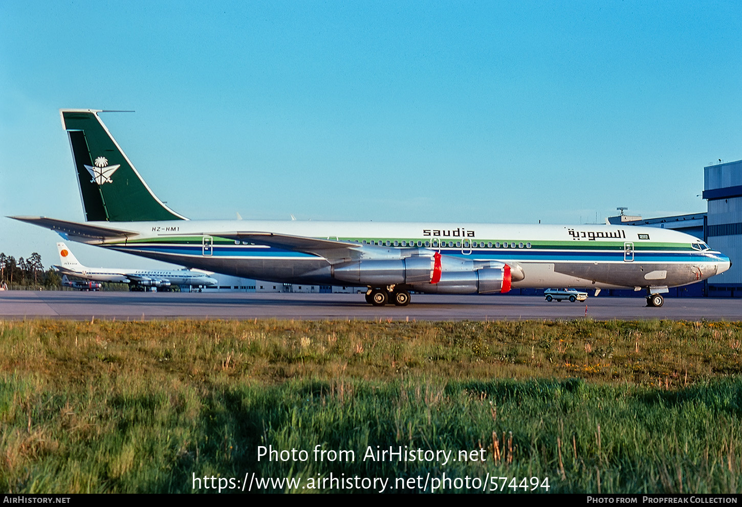 Aircraft Photo of HZ-HM1 | Boeing 707-368C | Saudia - Saudi Arabian Royal Flight | AirHistory.net #574494