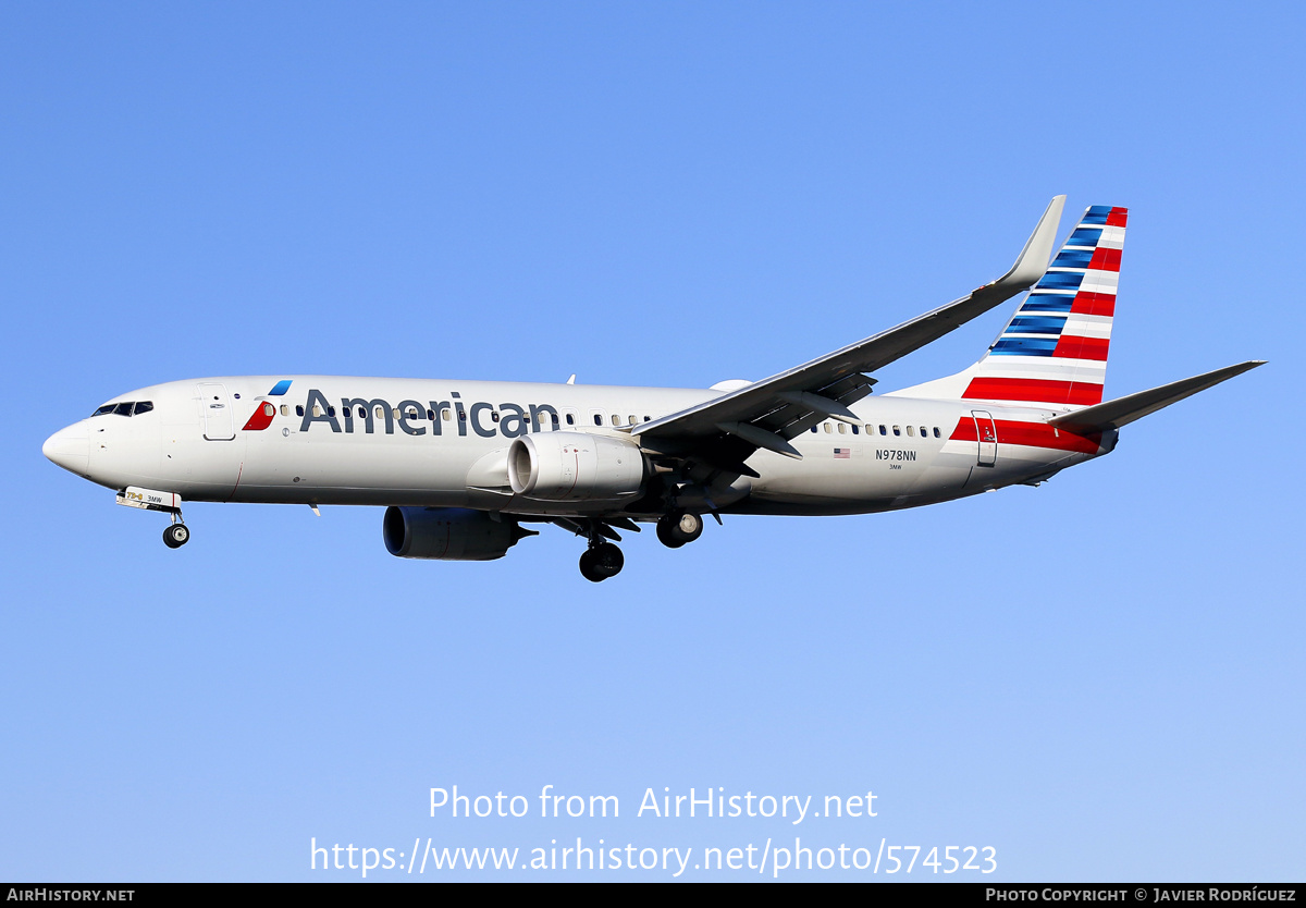 Aircraft Photo of N978NN | Boeing 737-823 | American Airlines | AirHistory.net #574523