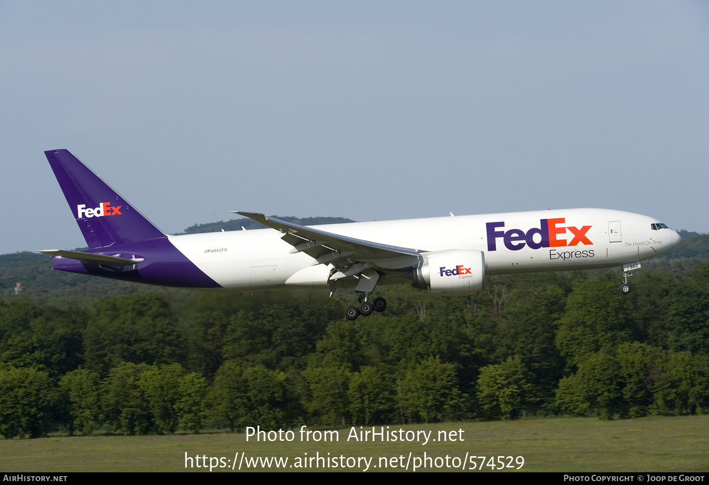 Aircraft Photo of N862FD | Boeing 777-FS2 | FedEx Express - Federal Express | AirHistory.net #574529