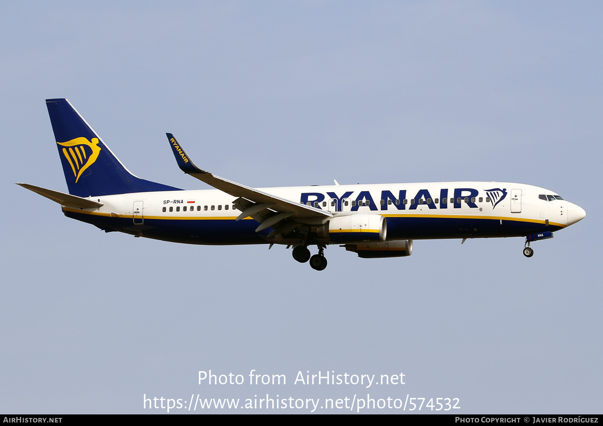 Aircraft Photo of SP-RNA | Boeing 737-8AS | Ryanair | AirHistory.net #574532