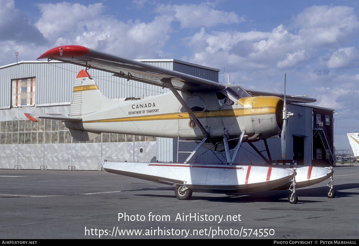 Aircraft Photo of CF-DTC | De Havilland Canada DHC-2 Beaver Mk1 | Department of Transport | AirHistory.net #574550