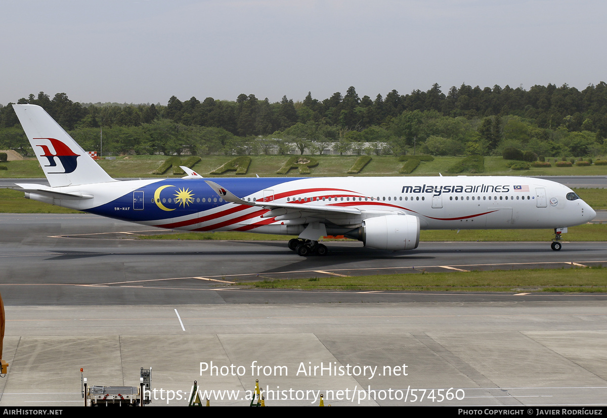 Aircraft Photo of 9M-MAF | Airbus A350-941 | Malaysia Airlines | AirHistory.net #574560