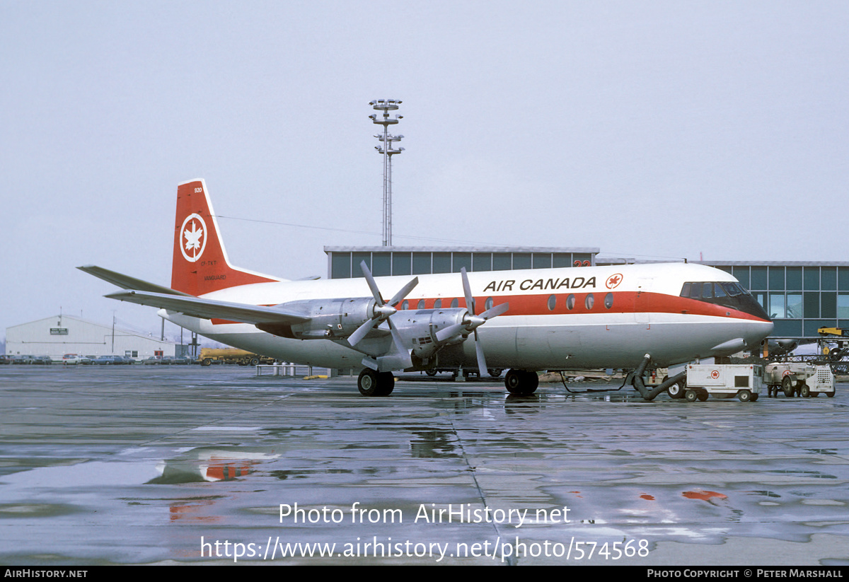 Aircraft Photo of CF-TKT | Vickers 952 Vanguard | Air Canada | AirHistory.net #574568