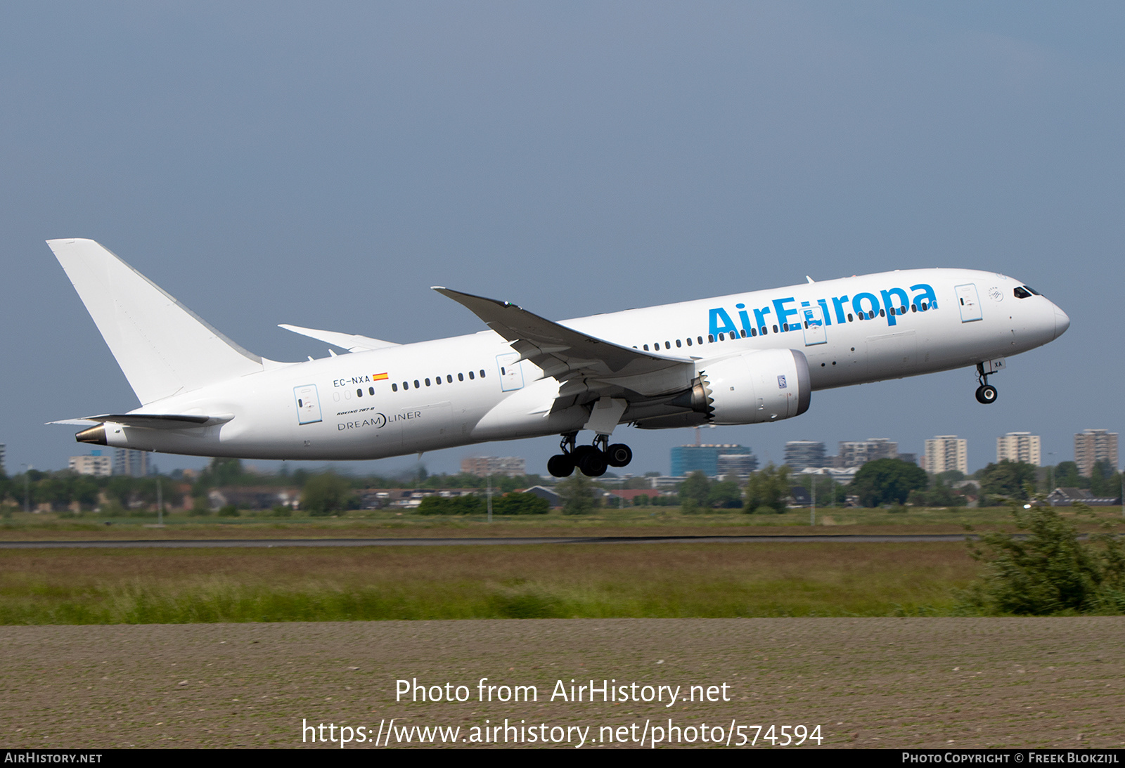 Aircraft Photo of EC-NXA | Boeing 787-8 Dreamliner | Air Europa | AirHistory.net #574594