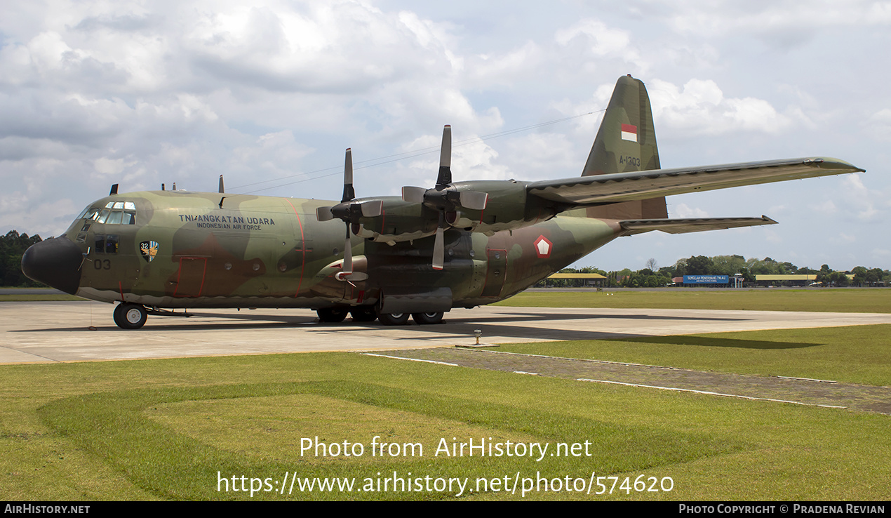 Aircraft Photo of A-1303 | Lockheed C-130B Hercules (L-282) | Indonesia - Air Force | AirHistory.net #574620