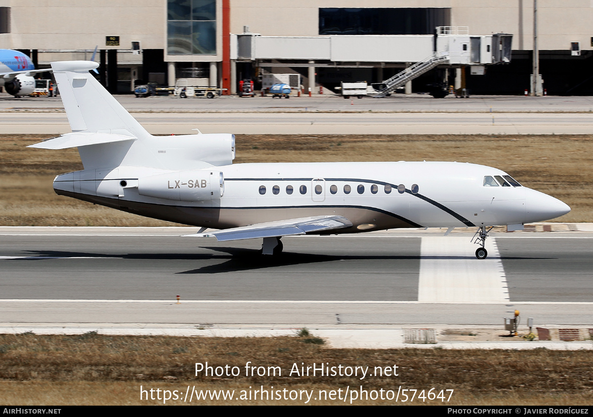 Aircraft Photo of LX-SAB | Dassault Falcon 900DX | AirHistory.net #574647