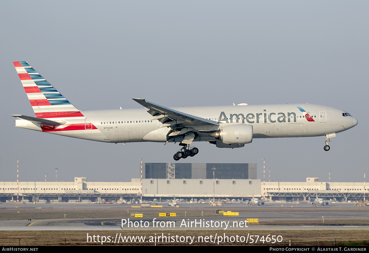 Aircraft Photo of N756AM | Boeing 777-223/ER | American Airlines ...