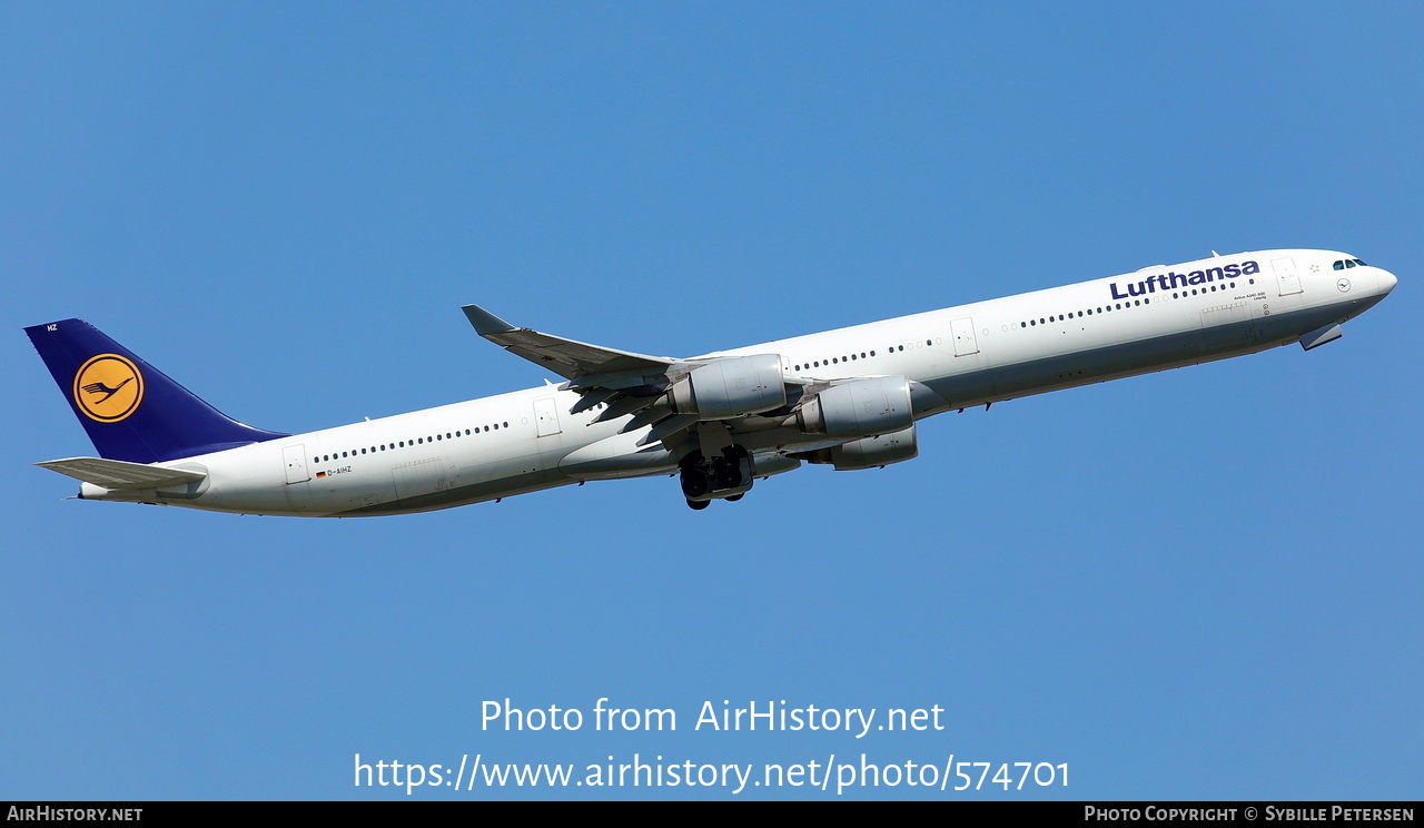 Aircraft Photo of D-AIHZ | Airbus A340-642 | Lufthansa | AirHistory.net #574701