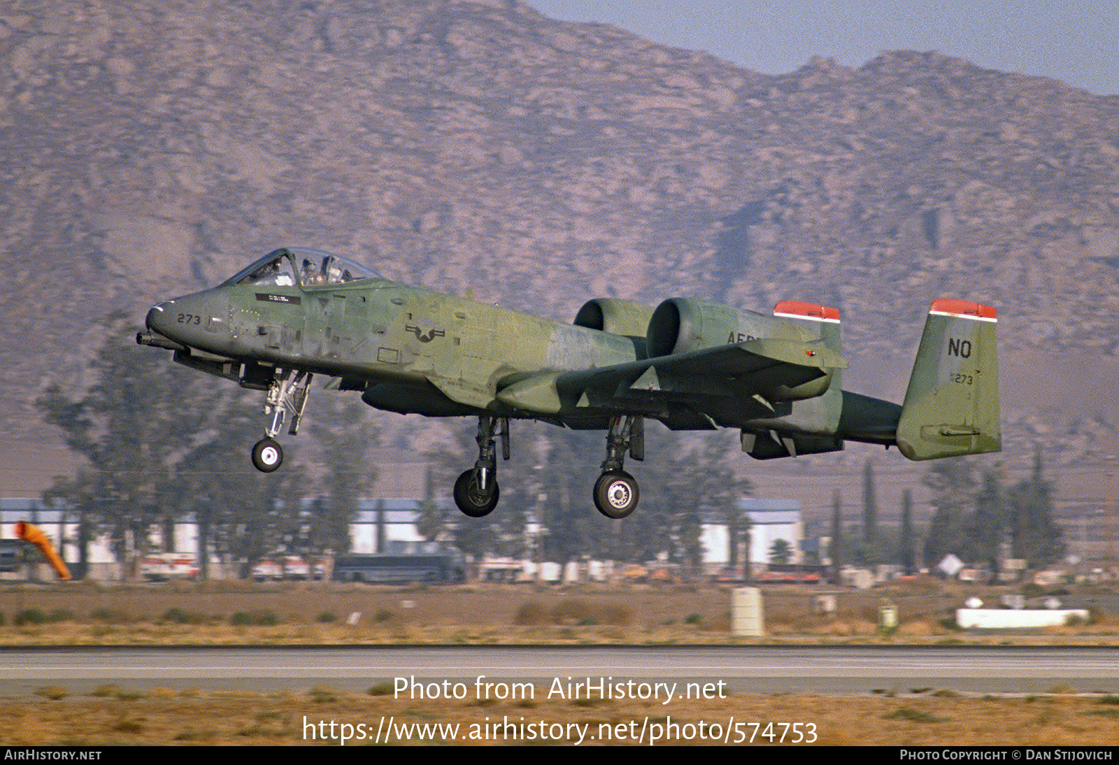 Aircraft Photo of 77-0273 / AF77-273 | Fairchild A-10A Thunderbolt II | USA - Air Force | AirHistory.net #574753