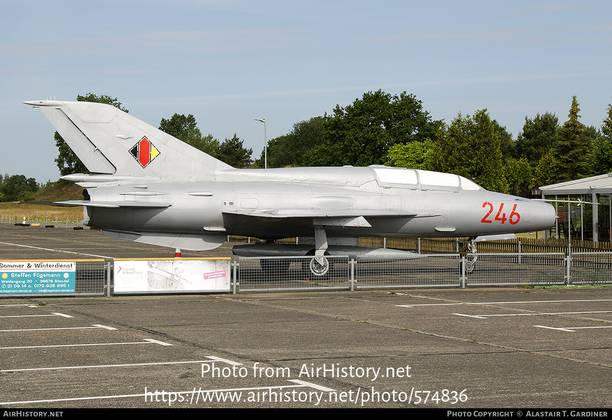 Aircraft Photo of 246 | Mikoyan-Gurevich MiG-21US | East Germany - Air Force | AirHistory.net #574836