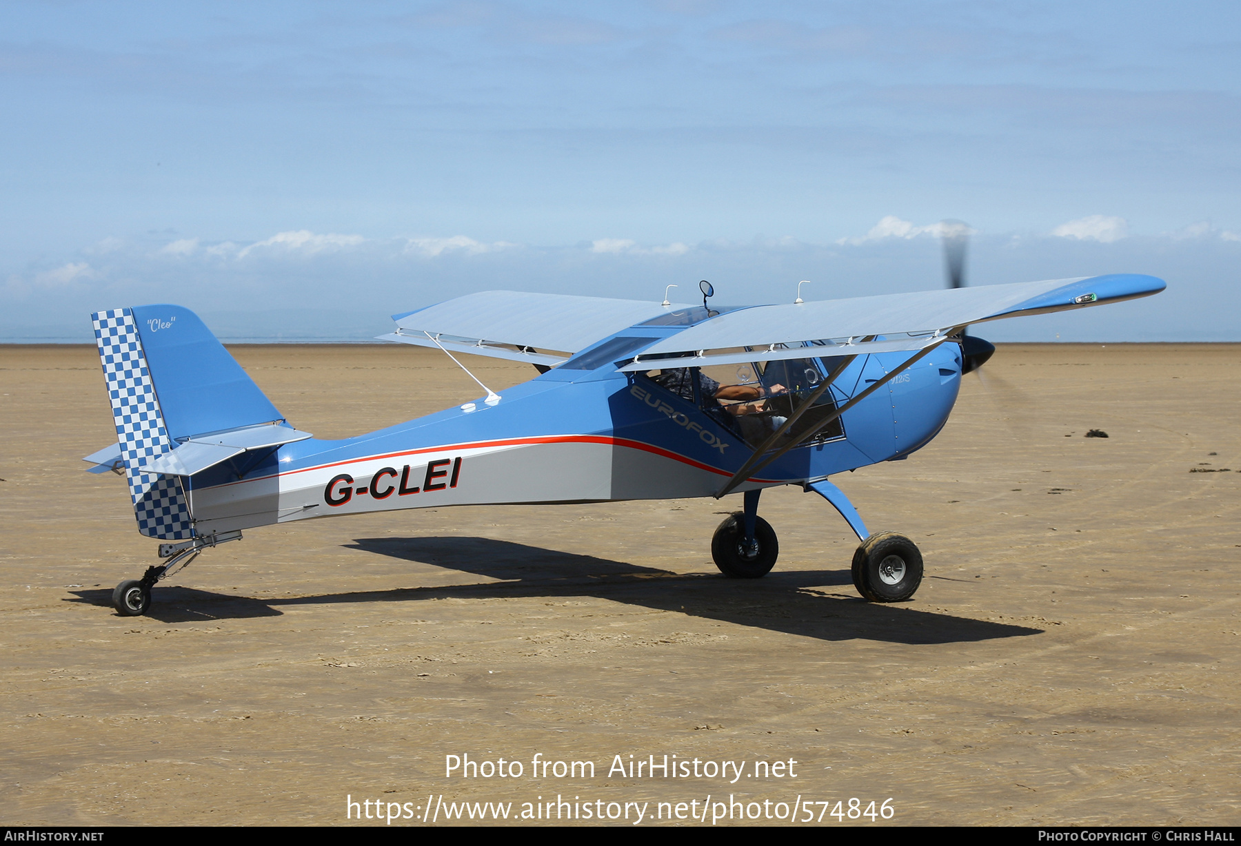 Aircraft Photo of G-CLEI | Ascent Eurofox 2K | AirHistory.net #574846