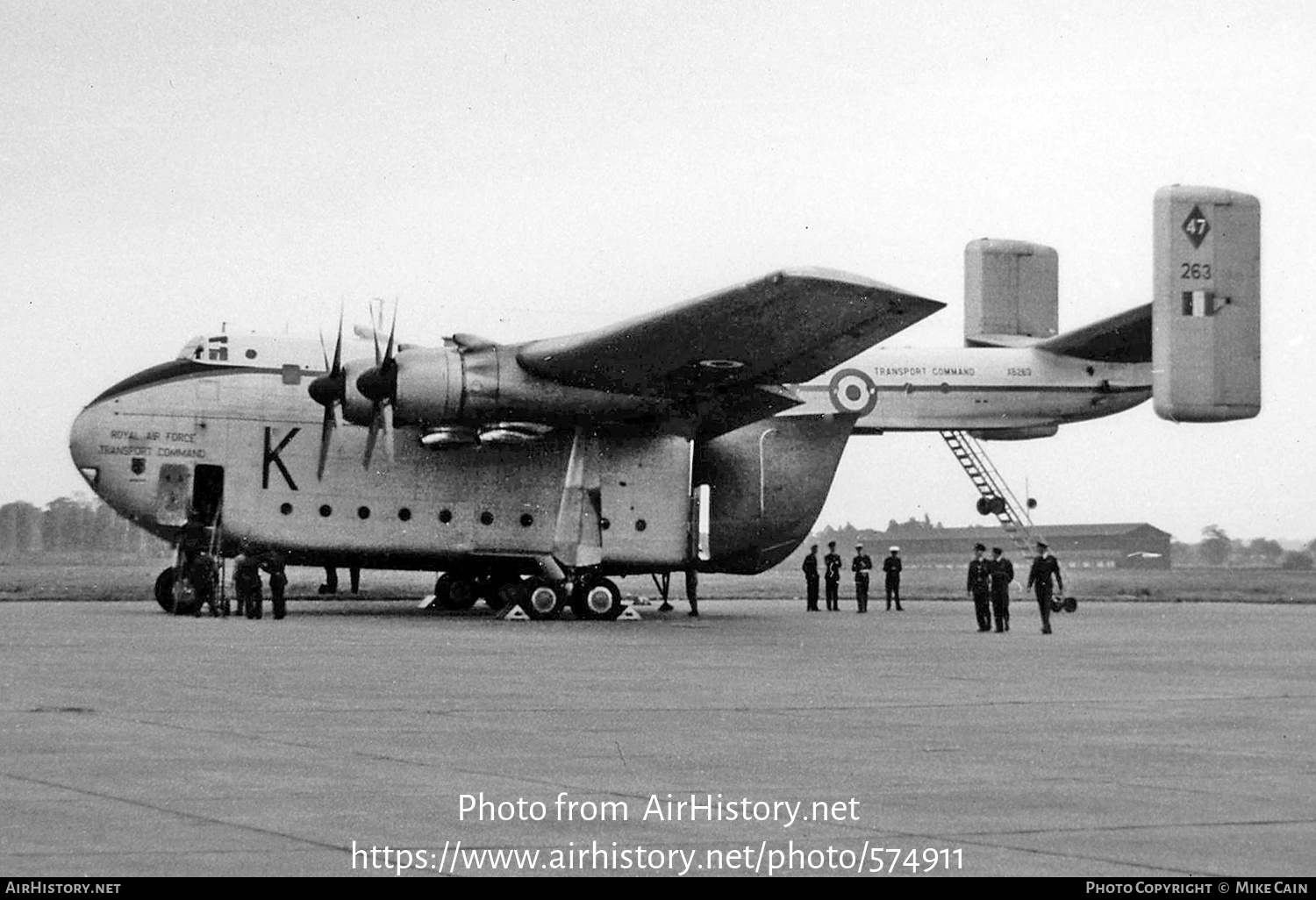 Aircraft Photo Of XB263 | Blackburn B-101 Beverley C1 | UK - Air Force ...