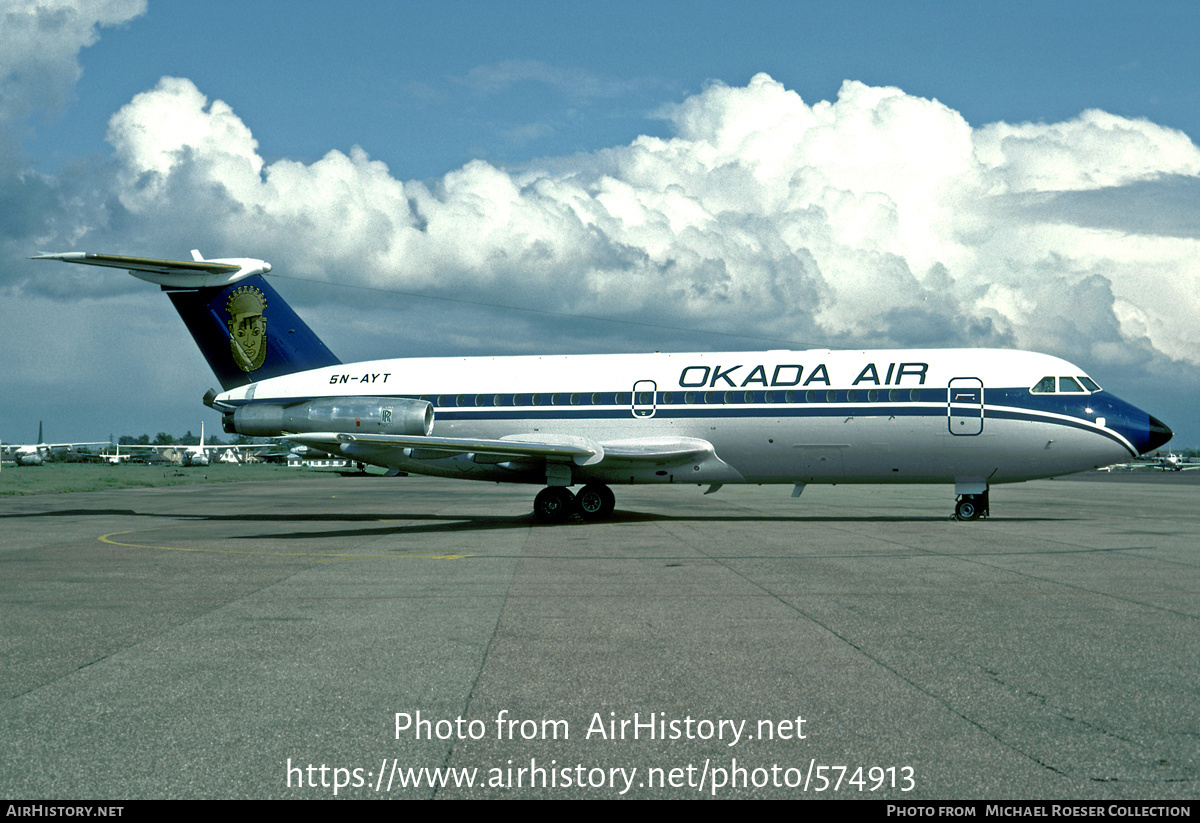 Aircraft Photo of 5N-AYT | BAC 111-416EK One-Eleven | Okada Air | AirHistory.net #574913