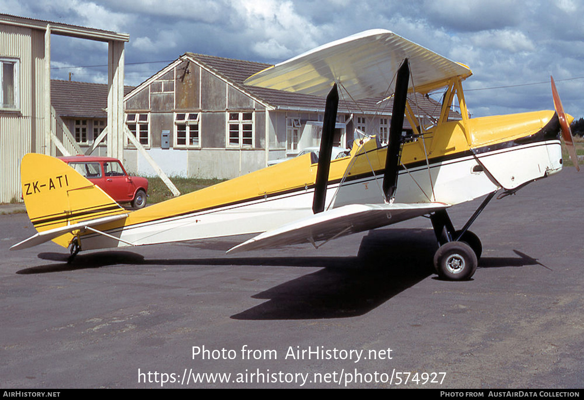 Aircraft Photo of ZK-ATI | De Havilland D.H. 82A Tiger Moth | AirHistory.net #574927