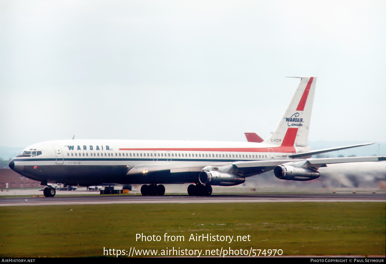 Aircraft Photo of C-FZYP | Boeing 707-396C | Wardair Canada | AirHistory.net #574970